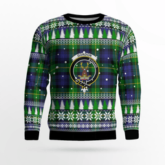 Clan Gordon Modern Crest Tartan Christmas Ugly Sweater PO54 Gordon Modern Crest Tartan Tartan Ugly Sweater   