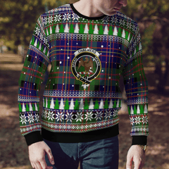 Clan Chalmer Crest Tartan Christmas Ugly Sweater QE12 Chalmer Crest Tartan Tartan Ugly Sweater   