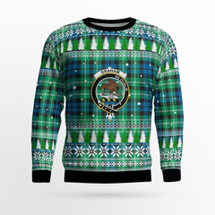 Clan Graham of Montrose Ancient Crest Tartan Christmas Ugly Sweater BK70 Graham of Montrose Ancient Crest Tartan Tartan Ugly Sweater   