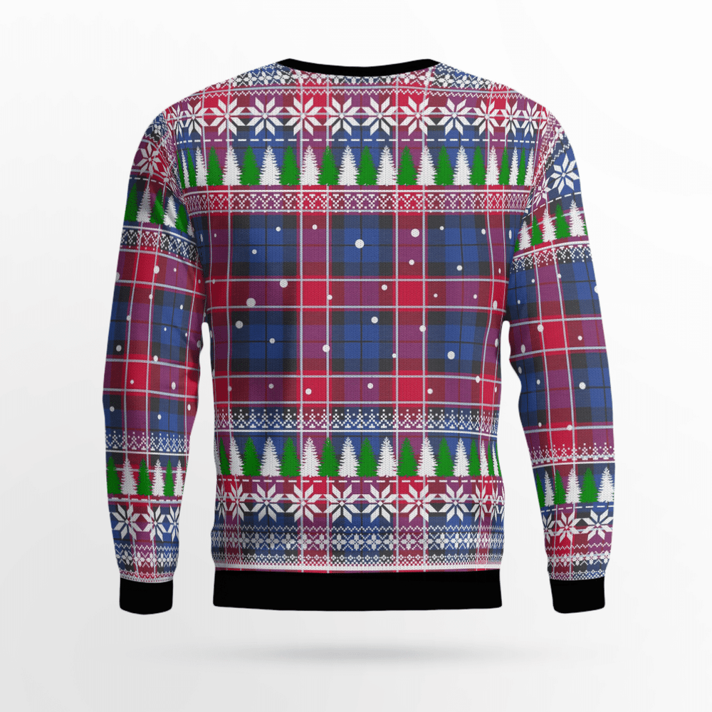 Clan Graham of Menteith Red Crest Tartan Christmas Ugly Sweater VQ97 Graham of Menteith Red Crest Tartan Tartan Ugly Sweater   