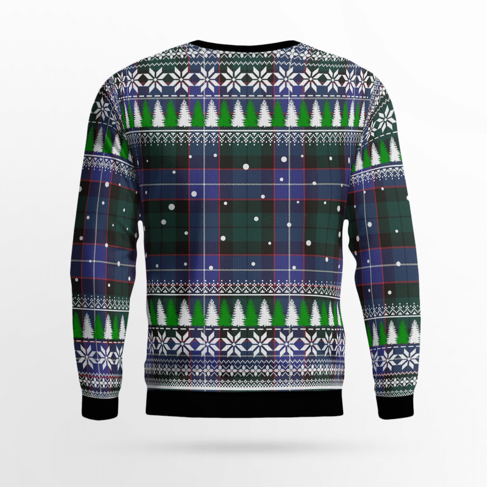 Clan Guthrie Modern Crest Tartan Christmas Ugly Sweater EU39 Guthrie Modern Crest Tartan Tartan Ugly Sweater   