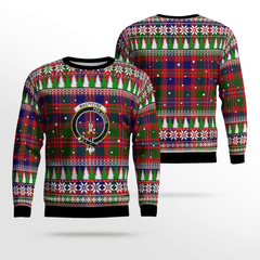Clan MacIntyre Modern Crest Tartan Christmas Ugly Sweater PQ54 MacIntyre Modern Crest Tartan Tartan Ugly Sweater   