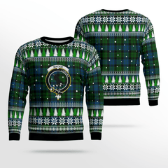 Clan MacKie Crest Tartan Christmas Ugly Sweater PD56 MacKie Crest Tartan Tartan Ugly Sweater   