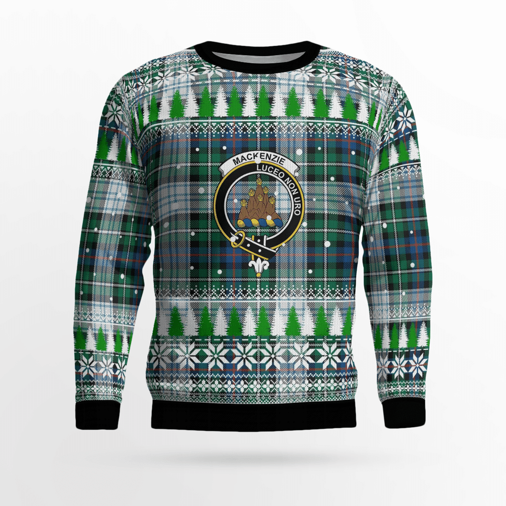 Clan MacKenzie Dress Ancient Crest Tartan Christmas Ugly Sweater MF24 MacKenzie Dress Ancient Crest Tartan Tartan Ugly Sweater   