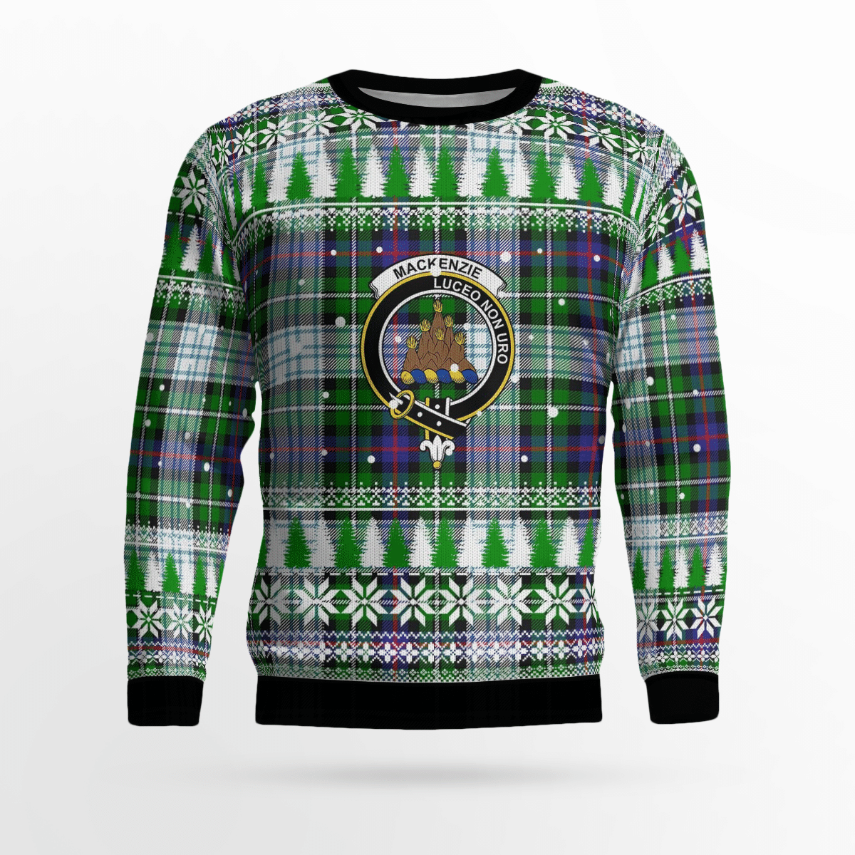 Clan MacKenzie Dress Modern Crest Tartan Christmas Ugly Sweater JT65 MacKenzie Dress Modern Crest Tartan Tartan Ugly Sweater   