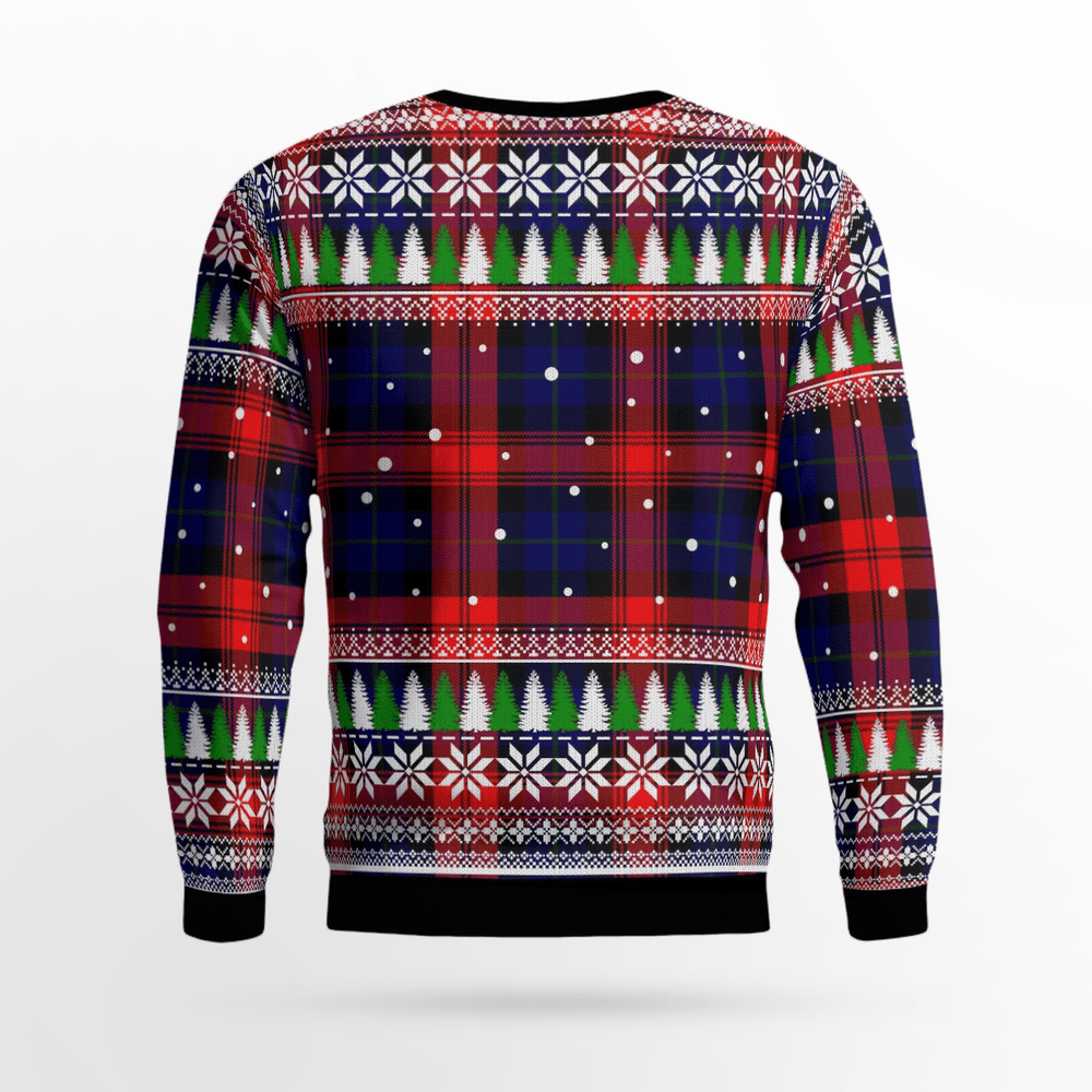 Clan MacLachlan Modern Crest Tartan Christmas Ugly Sweater JH24 MacLachlan Modern Crest Tartan Tartan Ugly Sweater   