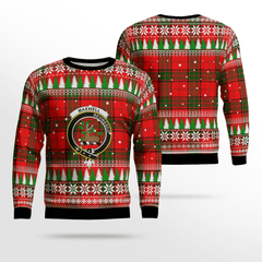 Clan Maxwell Modern Crest Tartan Christmas Ugly Sweater BK49 Maxwell Modern Crest Tartan Tartan Ugly Sweater   