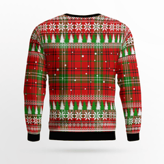 Clan Morrison Red Modern Crest Tartan Christmas Ugly Sweater TL17 Morrison Red Modern Crest Tartan Tartan Ugly Sweater   