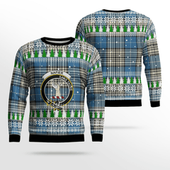 Clan Napier Ancient Crest Tartan Christmas Ugly Sweater CY56 Napier Ancient Crest Tartan Tartan Ugly Sweater   