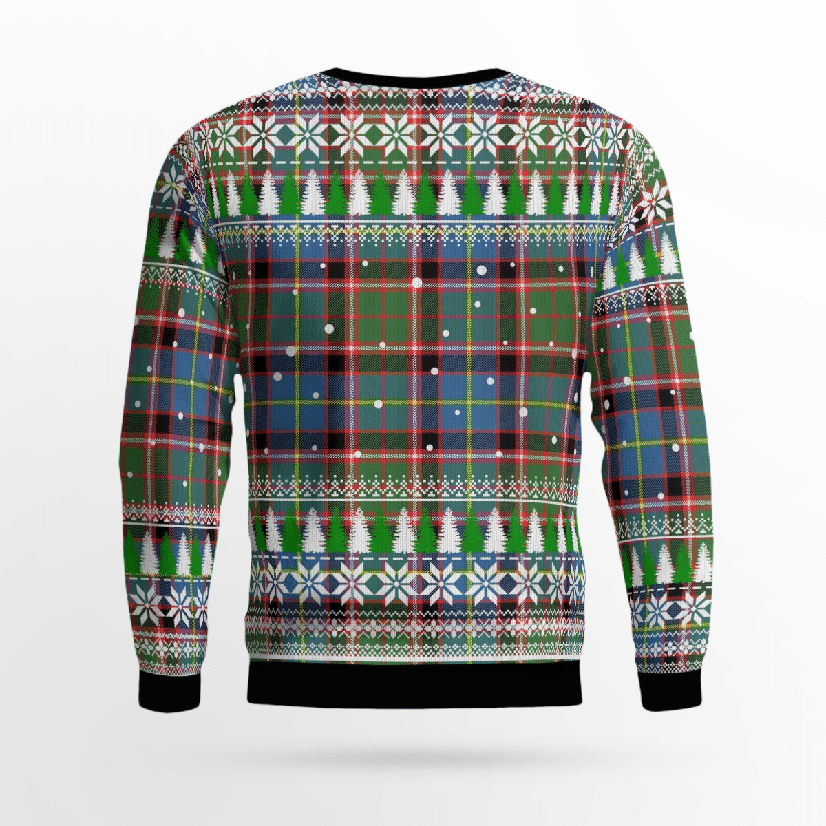 Clan Norvel (Stirling) Crest Tartan Christmas Ugly Sweater KO54 Norvel (Stirling) Crest Tartan Tartan Ugly Sweater   