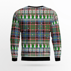 Clan Norvel (Stirling) Crest Tartan Christmas Ugly Sweater KO54 Norvel (Stirling) Crest Tartan Tartan Ugly Sweater   