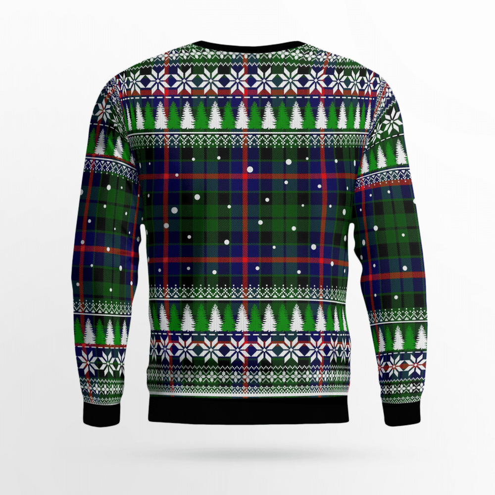 Clan Morrison Modern Crest Tartan Christmas Ugly Sweater OF96 Morrison Modern Crest Tartan Tartan Ugly Sweater   