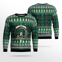 Clan Ross Hunting Modern Crest Tartan Christmas Ugly Sweater HJ50 Ross Hunting Modern Crest Tartan Tartan Ugly Sweater   