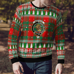 Clan MacGregor Ancient Crest Tartan Christmas Ugly Sweater LH28 MacGregor Ancient Crest Tartan Tartan Ugly Sweater   