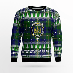 Clan Johnston Modern Crest Tartan Christmas Ugly Sweater DX26 Johnston Modern Crest Tartan Tartan Ugly Sweater   