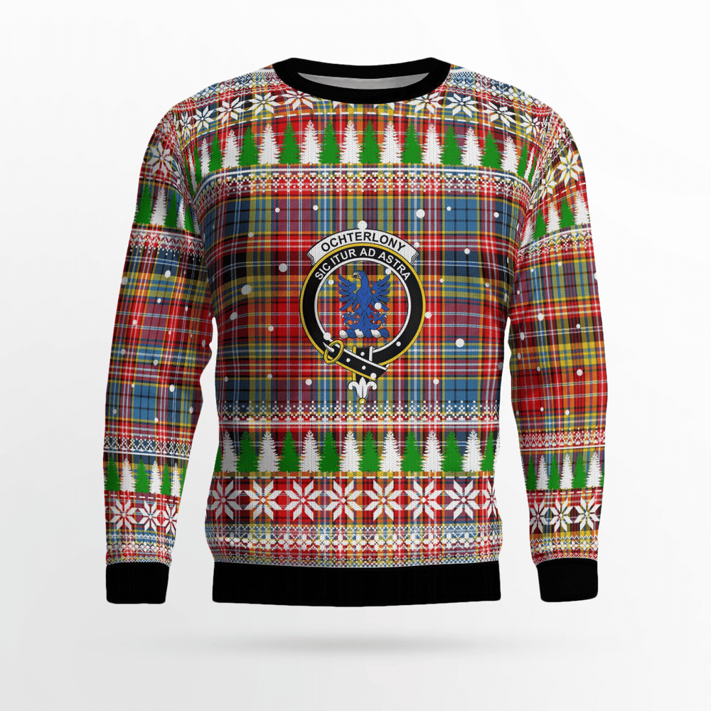 Clan Ogilvie of Airlie Ancient Crest Tartan Christmas Ugly Sweater UG31 Ogilvie of Airlie Ancient Crest Tartan Tartan Ugly Sweater   