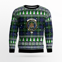 Clan MacKenzie Modern Crest Tartan Christmas Ugly Sweater UD13 MacKenzie Modern Crest Tartan Tartan Ugly Sweater   