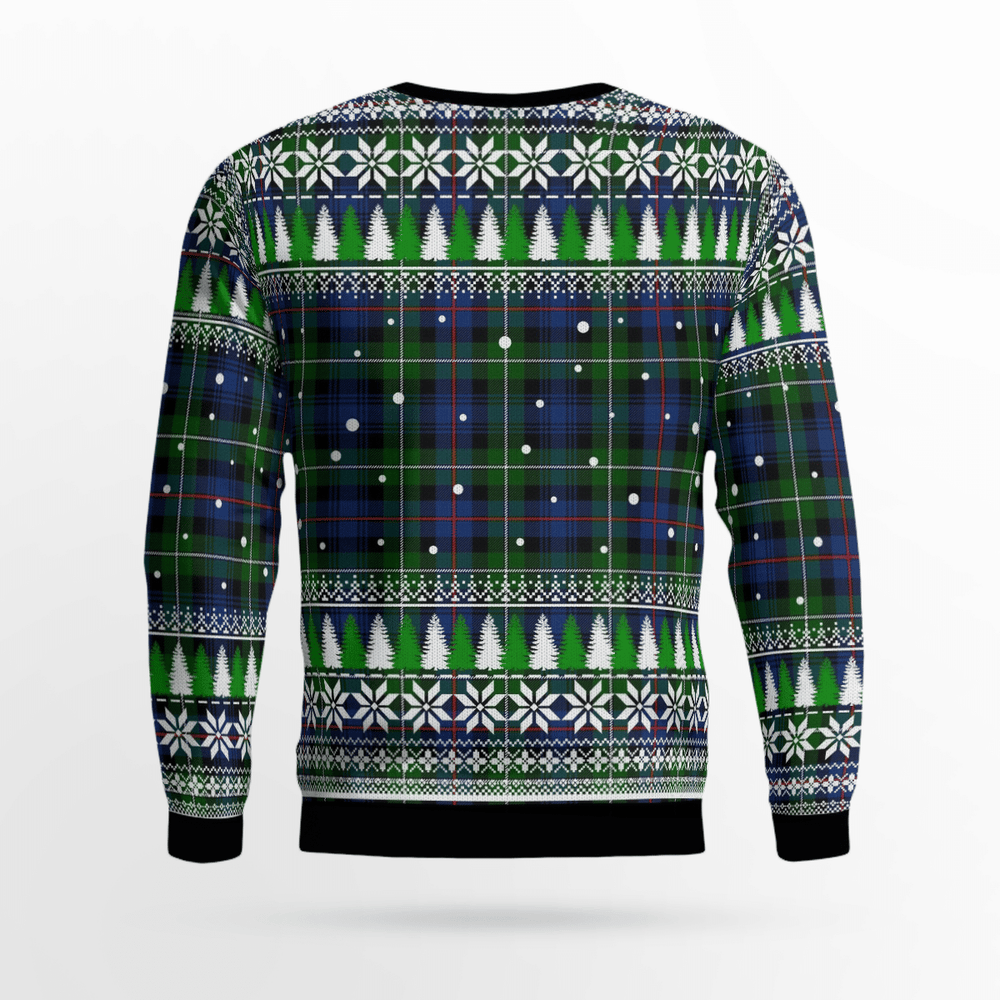 Clan MacKenzie Modern Crest Tartan Christmas Ugly Sweater UD13 MacKenzie Modern Crest Tartan Tartan Ugly Sweater   