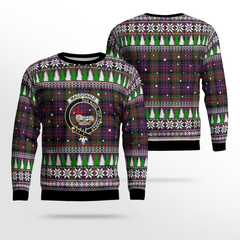 Clan MacDonald Modern Crest Tartan Christmas Ugly Sweater MO50 MacDonald Modern Crest Tartan Tartan Ugly Sweater   