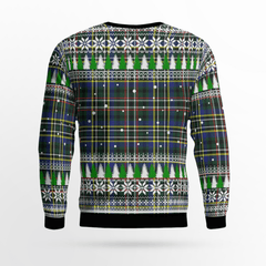 Clan Scott Green Modern Crest Tartan Christmas Ugly Sweater TA69 Scott Green Modern Crest Tartan Tartan Ugly Sweater   