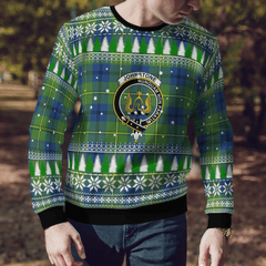 Clan Johnston Ancient Crest Tartan Christmas Ugly Sweater GE82 Johnston Ancient Crest Tartan Tartan Ugly Sweater   