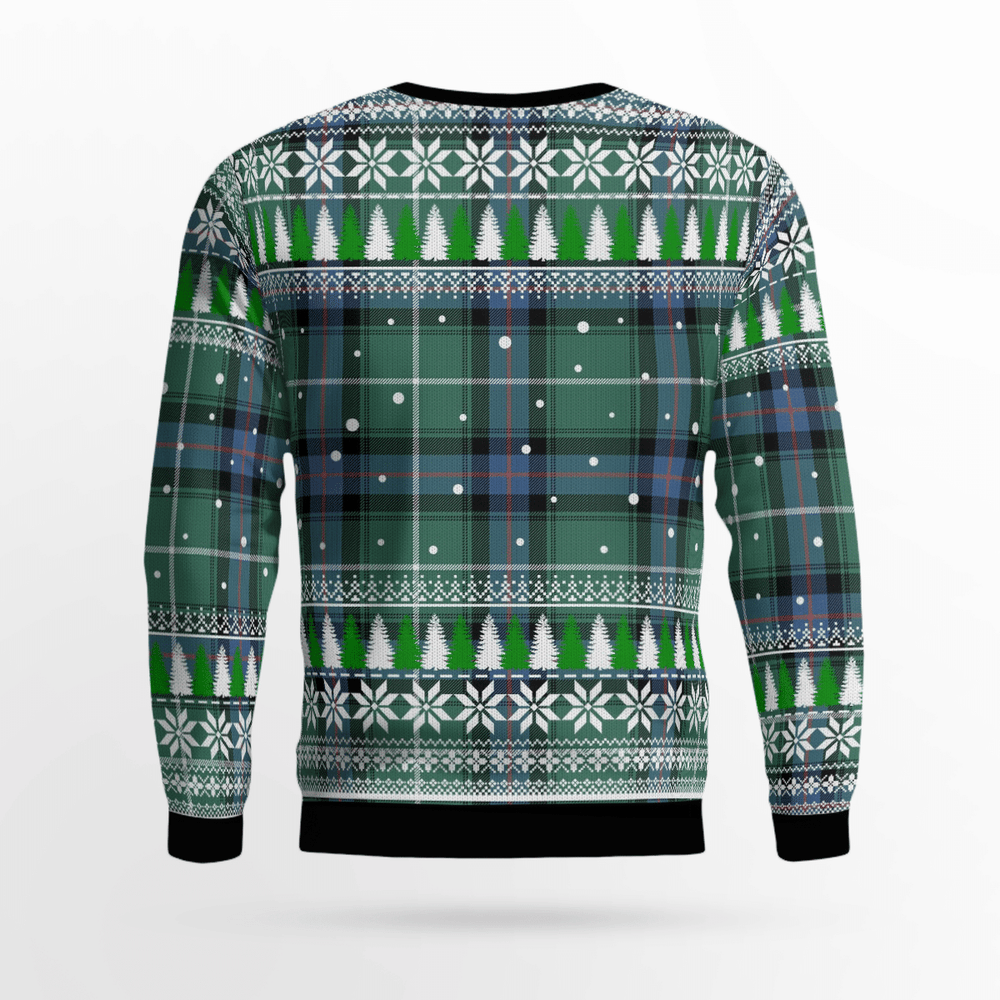 Clan MacDonald of the Isles Hunting Ancient Crest Tartan Christmas Ugly Sweater QC32 MacDonald of the Isles Hunting Ancient Crest Tartan Tartan Ugly Sweater   
