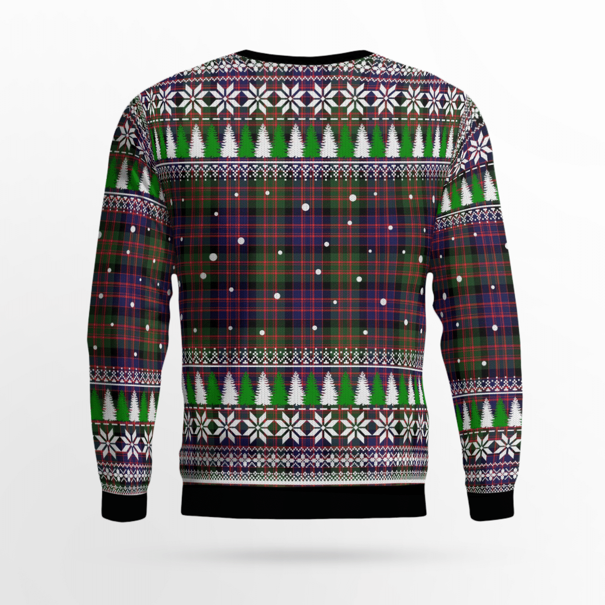 Clan MacDonald Modern Crest Tartan Christmas Ugly Sweater MO50 MacDonald Modern Crest Tartan Tartan Ugly Sweater   