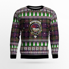 Clan MacDonald Modern Crest Tartan Christmas Ugly Sweater MO50 MacDonald Modern Crest Tartan Tartan Ugly Sweater   