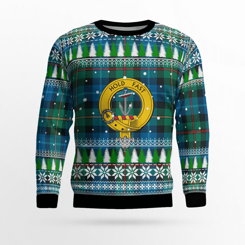 Clan Smith Ancient Crest Tartan Christmas Ugly Sweater JE68 Smith Ancient Crest Tartan Tartan Ugly Sweater   