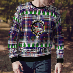 Clan MacDonald Dress Modern Crest Tartan Christmas Ugly Sweater HE33 MacDonald Dress Modern Crest Tartan Tartan Ugly Sweater   