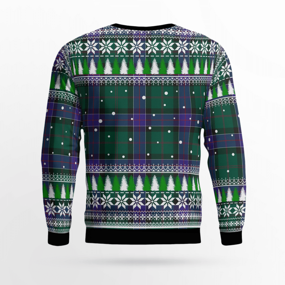 Clan Sinclair Hunting Modern Crest Tartan Christmas Ugly Sweater QT41 Sinclair Hunting Modern Crest Tartan Tartan Ugly Sweater   