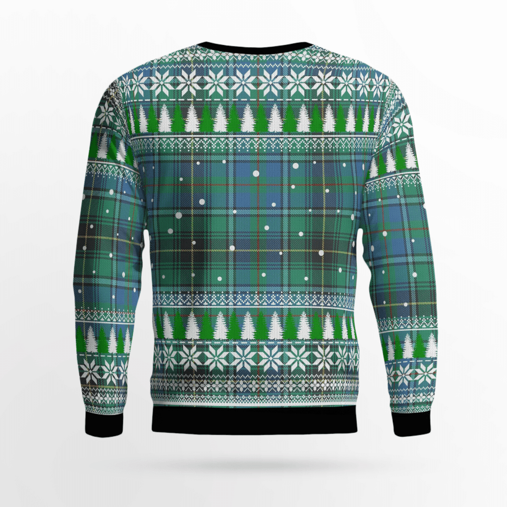 Clan MacInnes Ancient Crest Tartan Christmas Ugly Sweater LG95 MacInnes Ancient Crest Tartan Tartan Ugly Sweater   