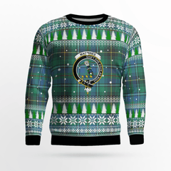 Clan MacInnes Ancient Crest Tartan Christmas Ugly Sweater LG95 MacInnes Ancient Crest Tartan Tartan Ugly Sweater   