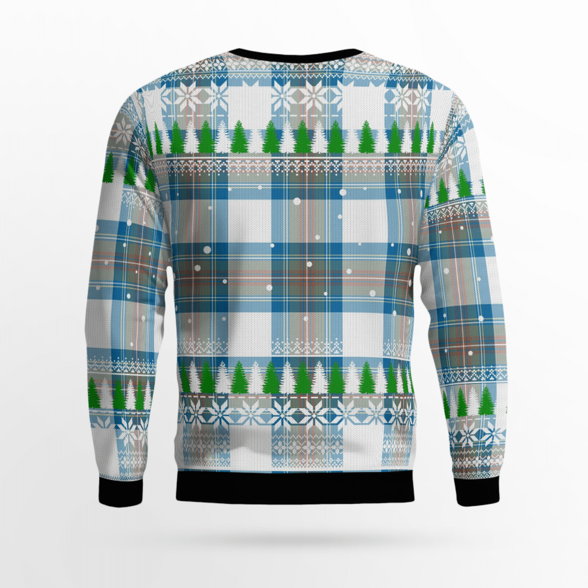 Clan Stewart Muted Blue Crest Tartan Christmas Ugly Sweater YY80 Stewart Muted Blue Crest Tartan Tartan Ugly Sweater   