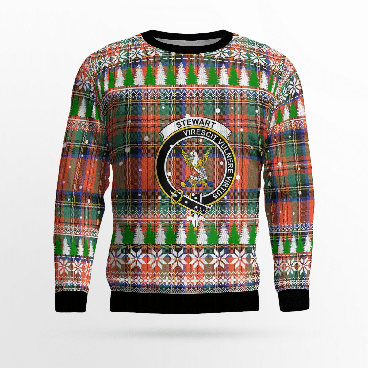 Clan Stewart Royal Ancient Crest Tartan Christmas Ugly Sweater UR97 Stewart Royal Ancient Crest Tartan Tartan Ugly Sweater   