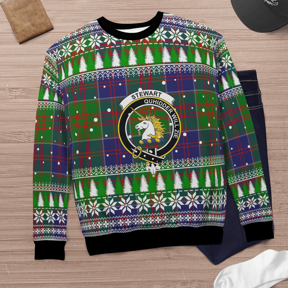 Clan Stewart of Appin Hunting Modern Crest Tartan Christmas Ugly Sweater HI19 Stewart of Appin Hunting Modern Crest Tartan Tartan Ugly Sweater   