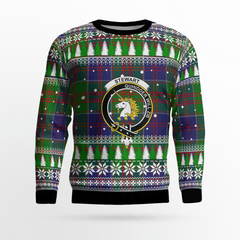 Clan Stewart of Appin Hunting Modern Crest Tartan Christmas Ugly Sweater HI19 Stewart of Appin Hunting Modern Crest Tartan Tartan Ugly Sweater   