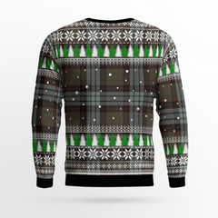 Clan Stewart Old Weathered Crest Tartan Christmas Ugly Sweater OZ37 Stewart Old Weathered Crest Tartan Tartan Ugly Sweater   