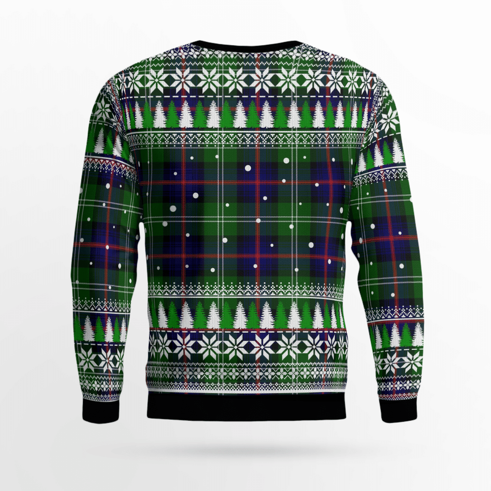Clan Sutherland Modern Crest Tartan Christmas Ugly Sweater UX17 Sutherland Modern Crest Tartan Tartan Ugly Sweater   