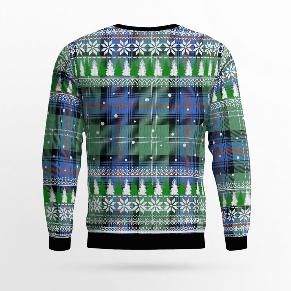 Clan Sutherland Old Ancient Crest Tartan Christmas Ugly Sweater LA88 Sutherland Old Ancient Crest Tartan Tartan Ugly Sweater   