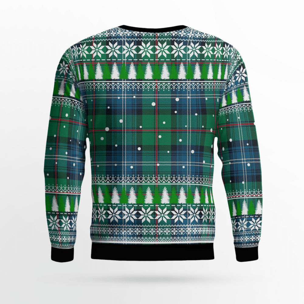 Clan Urquhart Ancient Crest Tartan Christmas Ugly Sweater YS56 Urquhart Ancient Crest Tartan Tartan Ugly Sweater   