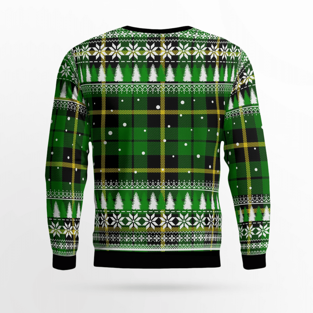 Clan Wallace Hunting Green Crest Tartan Christmas Ugly Sweater CE67 Wallace Hunting Green Crest Tartan Tartan Ugly Sweater   