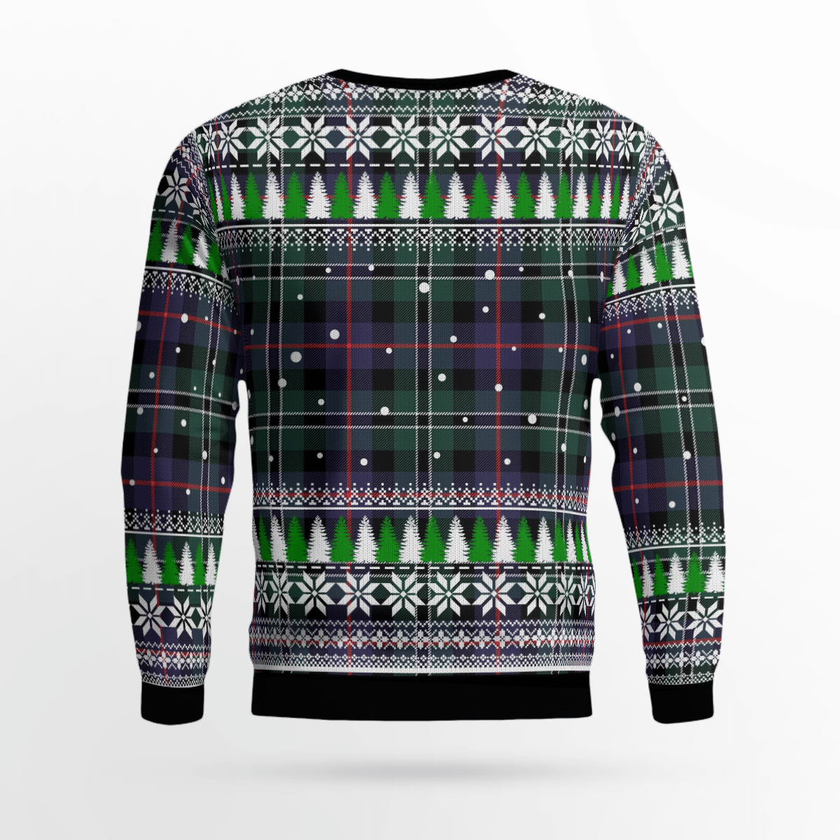 Clan Rose Hunting Modern Crest Tartan Christmas Ugly Sweater PP22 Rose Hunting Modern Crest Tartan Tartan Ugly Sweater   
