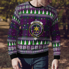 Clan Wardlaw Crest Tartan Christmas Ugly Sweater MD78 Wardlaw Crest Tartan Tartan Ugly Sweater   