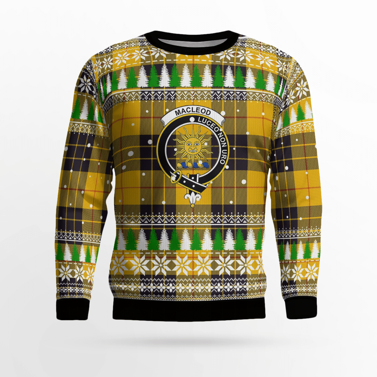 Clan MacLeod of Lewis Ancient Crest Tartan Christmas Ugly Sweater WC37 MacLeod of Lewis Ancient Crest Tartan Tartan Ugly Sweater   