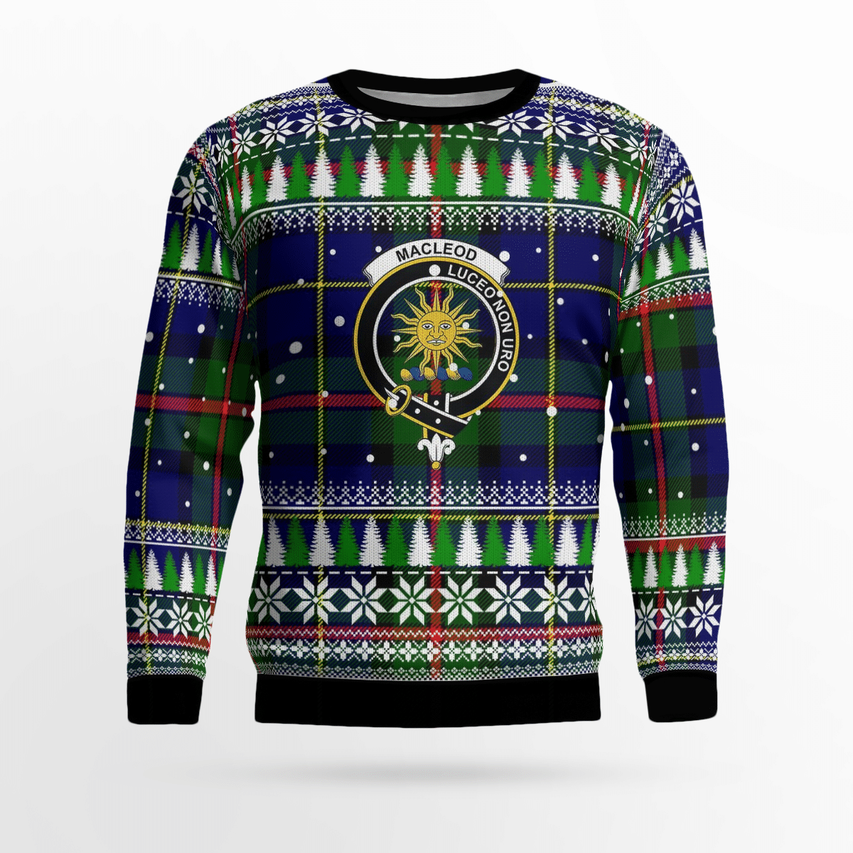Clan MacLeod of Harris Modern Crest Tartan Christmas Ugly Sweater RN69 MacLeod of Harris Modern Crest Tartan Tartan Ugly Sweater   