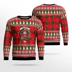 Clan MacNab Modern Crest Tartan Christmas Ugly Sweater YI62 MacNab Modern Crest Tartan Tartan Ugly Sweater   