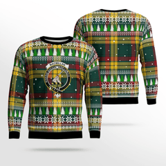 Clan MacMillan Old Modern Crest Tartan Christmas Ugly Sweater QV66 MacMillan Old Modern Crest Tartan Tartan Ugly Sweater   