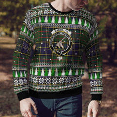 Clan MacMillan Hunting Modern Crest Tartan Christmas Ugly Sweater MJ95 MacMillan Hunting Modern Crest Tartan Tartan Ugly Sweater   