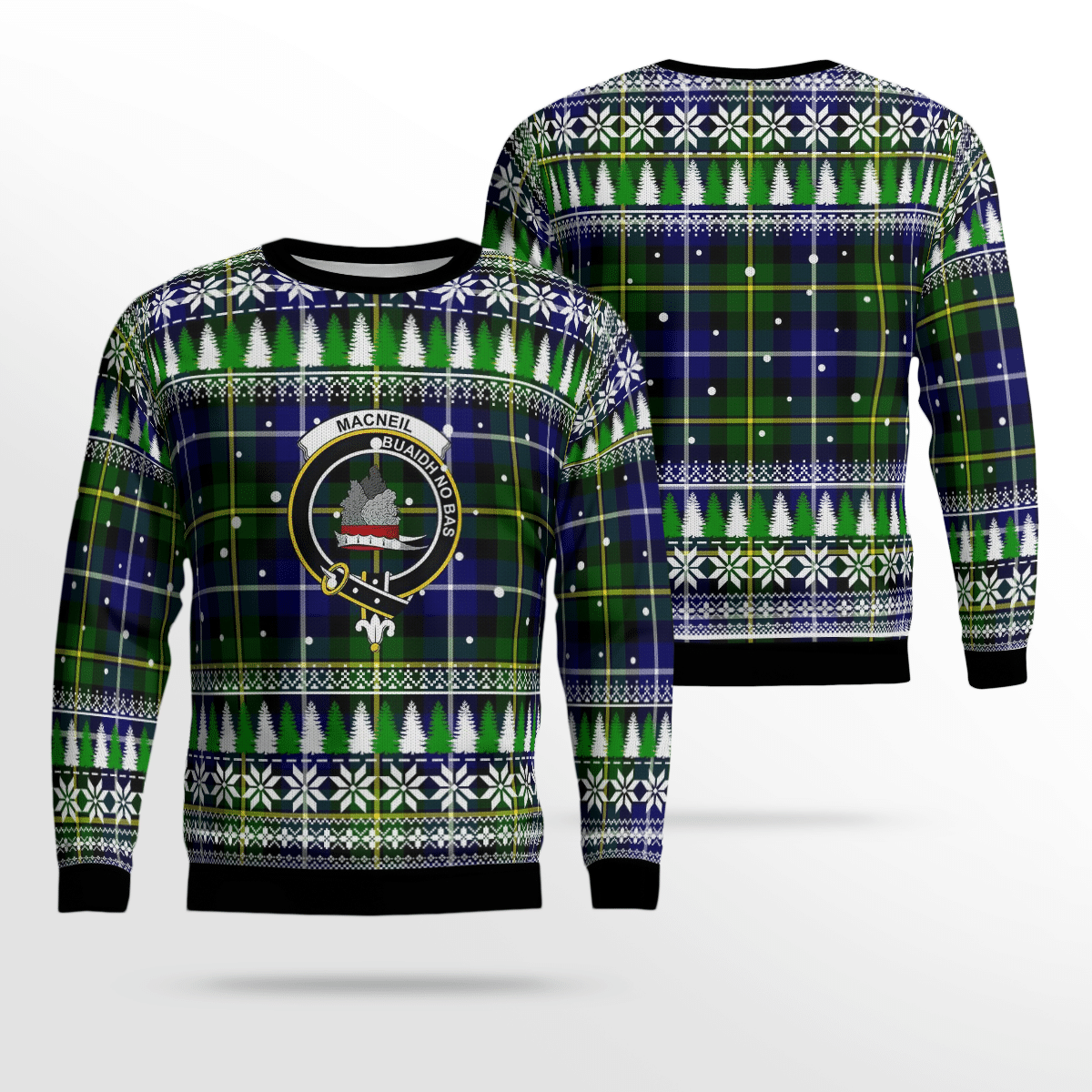 Clan MacNeil of Barra Modern Crest Tartan Christmas Ugly Sweater OM38 MacNeil of Barra Modern Crest Tartan Tartan Ugly Sweater   